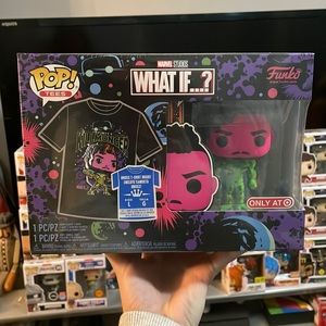 FUNKO POP! MARVEL STUDIOS WHAT IF…?INFINITY KILLMONGER POP & T *BLACKLIGHT*